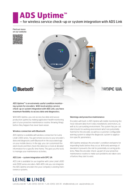 ADS Uptime for wireless service check-up or ADS Link_en